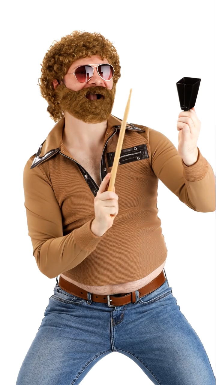 FUN94585AD Ai Adult More Cowbell SNL Costume